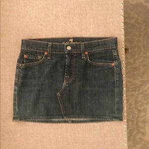 7 For All Mankind- Denim / Jean Skirt